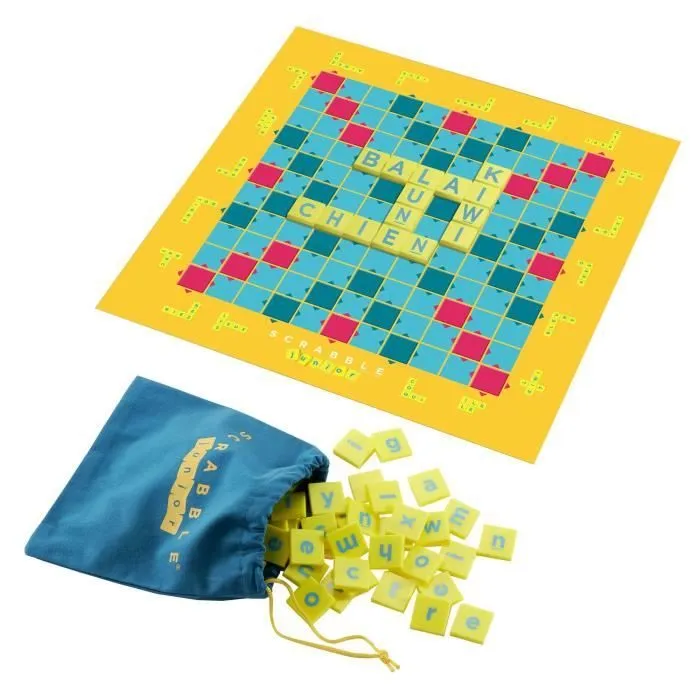 Mattel Games - Scrabble Junior - Jeu de Société - 6 ans et + Y9668-4