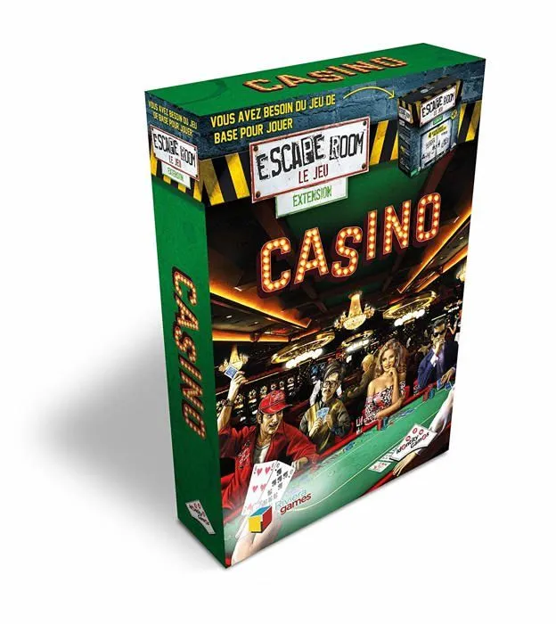 RIVIERA GAMES Coffret de jeu "Escape Game Pack extension - Casino"-2