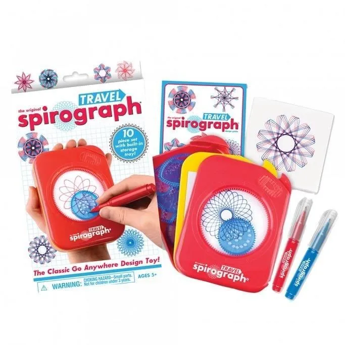 Jeu de dessin - SILVERLIT - Spirograph - Enfant - Rouge, bleu et blanc - 8 ans-2