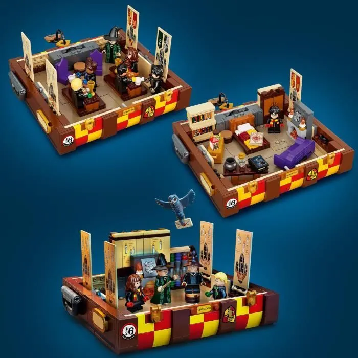 LEGO 76399 Harry Potter La Malle Magique De Poudlard, Jouet Personnalisable, Création d'Accessoire et Personnages, Enfants 8 Ans-3