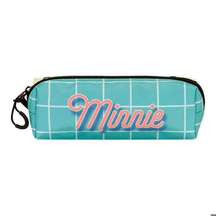Trousse Carré - Disney - Minnie Mouse - Bleu - Taille Unique - Zippée-1