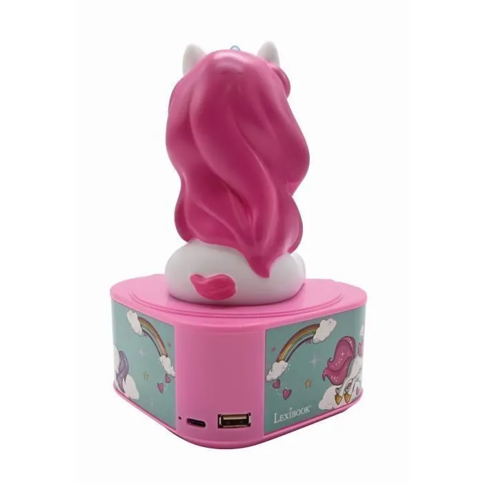 Enceinte Bluetooth - Licorne - Figurine lumineuse - USB - Type C - Bluetooth 5.0-2