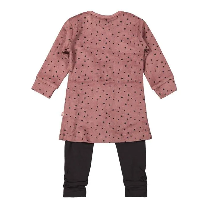 Coffret textile Dirkje - F40254-31 - Dress Robe, Gris, 0 Mois Garcon-1