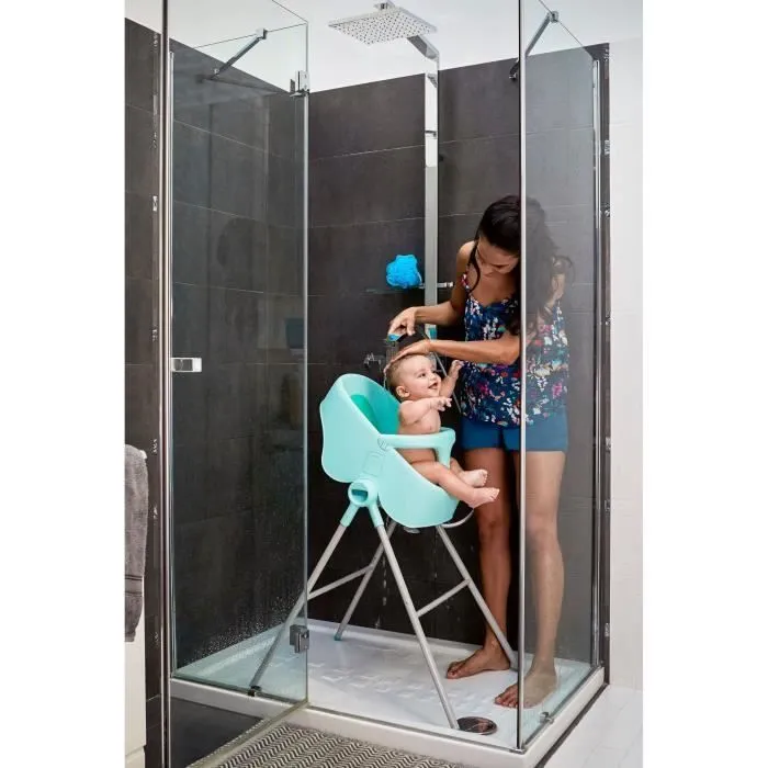 CHICCO Baignoire douche bébé Bubble Nest cool grey-4