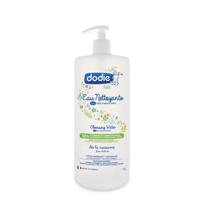 Dodie Hygiène & Soin Eau Nettoyante 3 en 1 Bio 1L-0