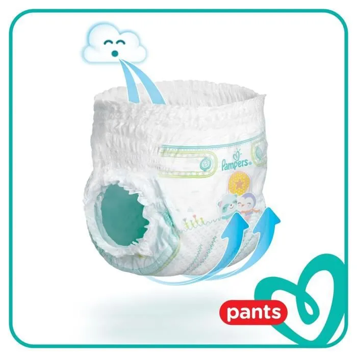 PAMPERS Baby Dry Pants Taille 4 - 8 à 15kg - 40 couches - Format pack Géant-5