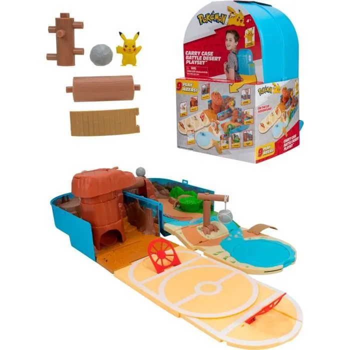 Sac à dos du dresseur Désert - BANDAI - Pokémon - Univers de jeu Pokémon transportable-5