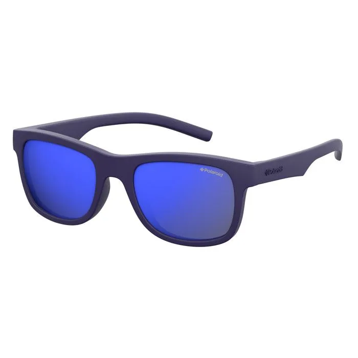 Lunettes de soleil - POLAROID - PLD 8020-S - Wayfarer - Enfant - Bleu - Catégorie 3-0