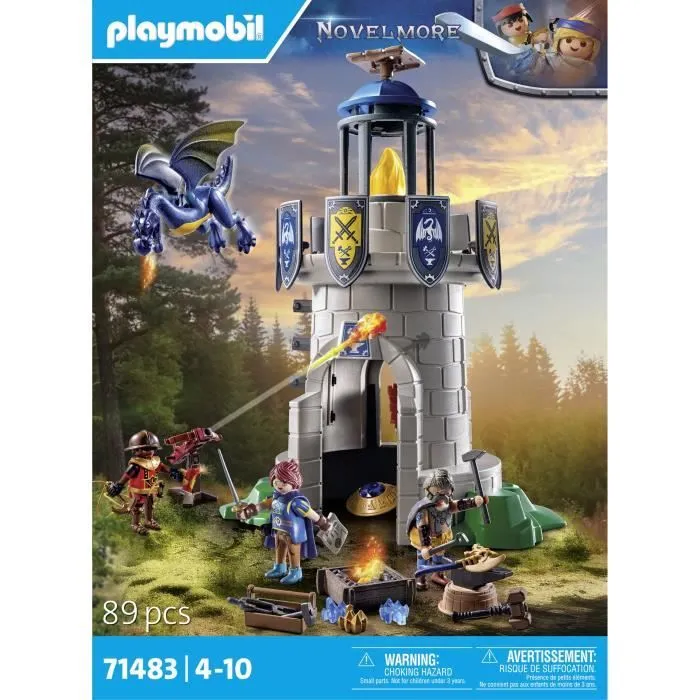 PLAYMOBIL 71483 Novelmore Tourelle des chevaliers de Novelmore avec dragon-4