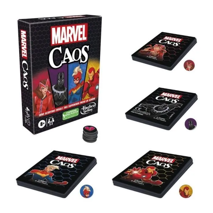 Jeu de cartes Marvel Chaos - HASBRO GAMING - Facile à apprendre - Dès 8 ans-1