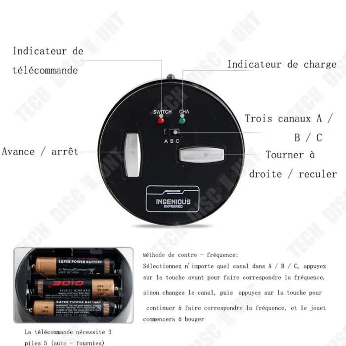 TD® Télécommande infrarouge électrique Simulation Induction Spider jouets animaux délicats jouets télécommandés électriques pour enf-3