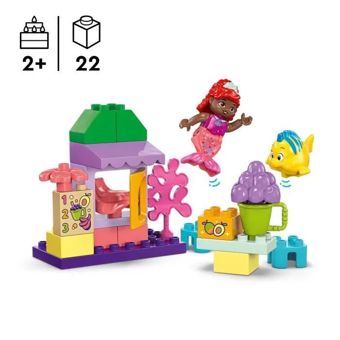 LEGO® DUPLO | Disney 10420 Le stand de café d’Ariel et de Polochon - Set La Petite Sirène-1