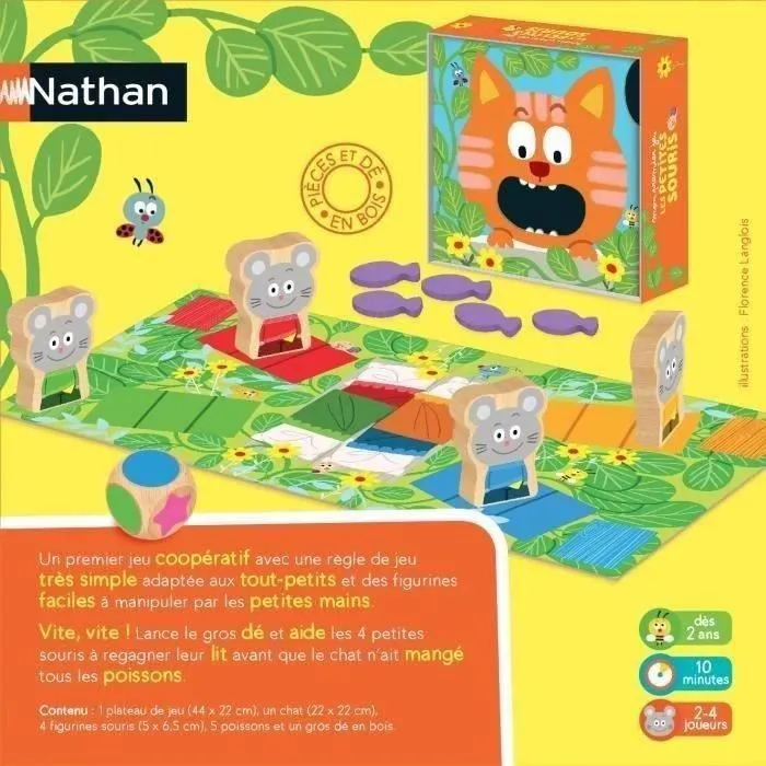 NATHAN - Mon Premier Jeu les Petites Souris - Jeu de Société-2
