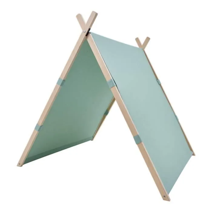 Tente Tipi SUNNY Como - Couleur Verte - Chambre Bébé - A partir de 2 ans-0