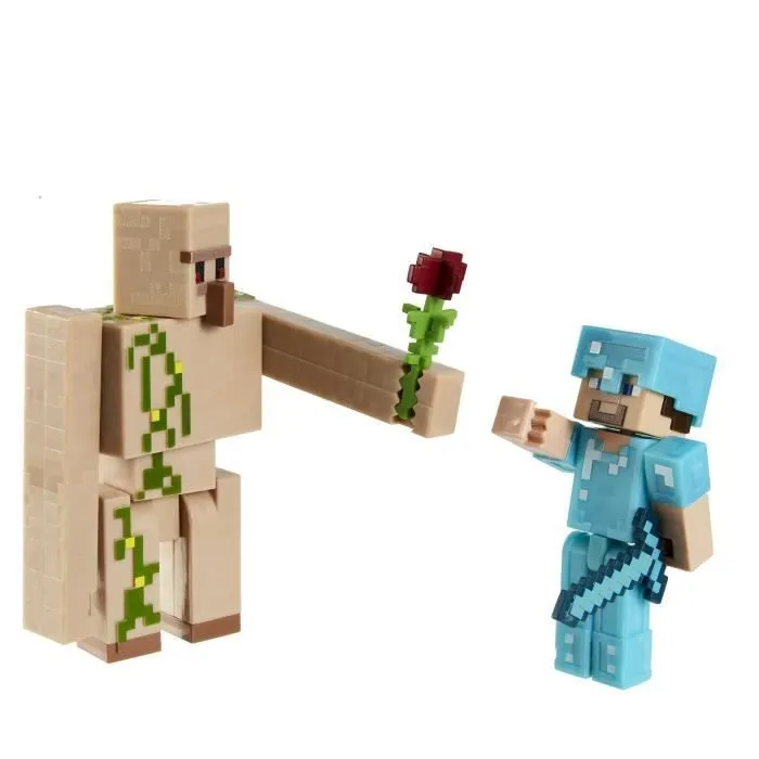 Minecraft - Coffret 2 Figurines 8 cm (modèle aléatoire) - Figurines - Dès 6 ans GTT53-3