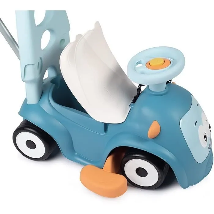 Bebeboutik Smoby Porteur Maestro Balade Bleu Pour Enfant Des 6 Mois Evolutif Roues Silencieuses Klaxon