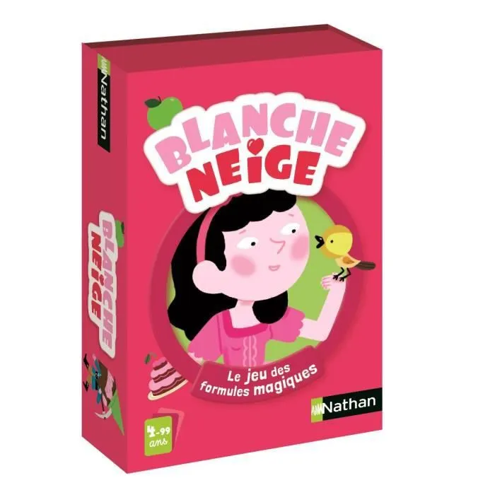 Jeu de Cartes - NATHAN - Blanche Neige - 40 cartes - Disney Princesses - 15 min-0