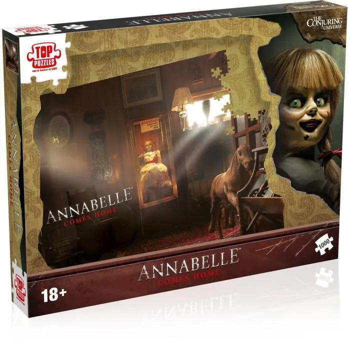 Puzzle Horreur Annabelle 1000 pièces - Winning Moves - Cinéma et publicité - Licence Disney-3