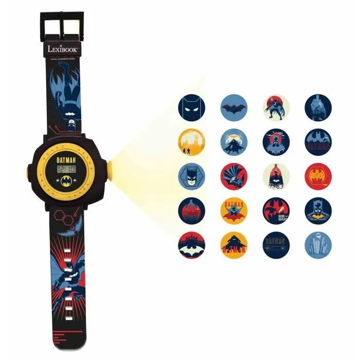 Montre digitale - LEXIBOOK - Batman - Projection 20 images - Bracelet ajustable - Enfant-1