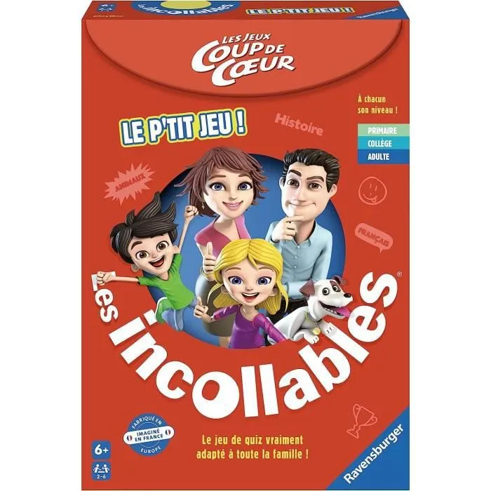 Jeu de quiz et défis Le p'tit jeu des Incollables - Ravensburger-0