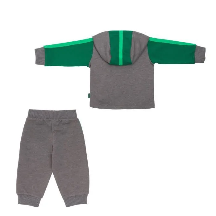 Ensemble Jogging Bébé - ASSE - Veste + Pantalon - Vert - Manches longues - Football-1