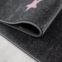 Tapis enfant - Etoiles Rose - 120 x 170 cm - 100% PP Frisé-3