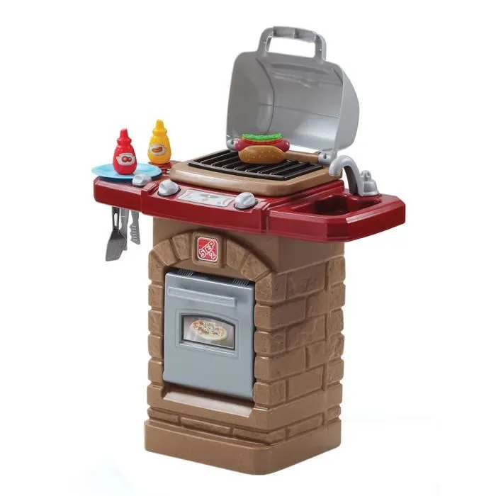 Barbecue Fixin' Fun - STEP2 - Enfant en Plastique - Set d'accessoires de 10 Pièces-0