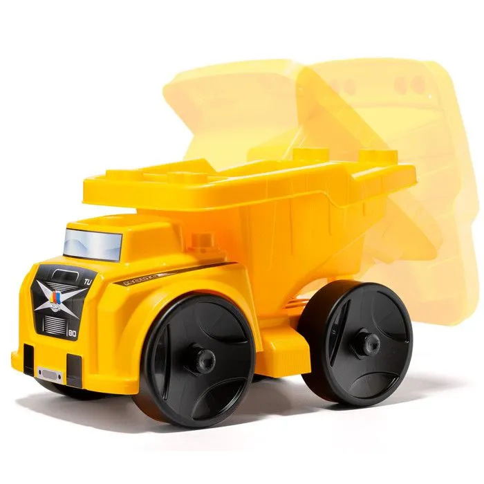 Jouet - Moltó - Camion Benne - 20 Blocs - Benne basculante - Coloré et sûr-2