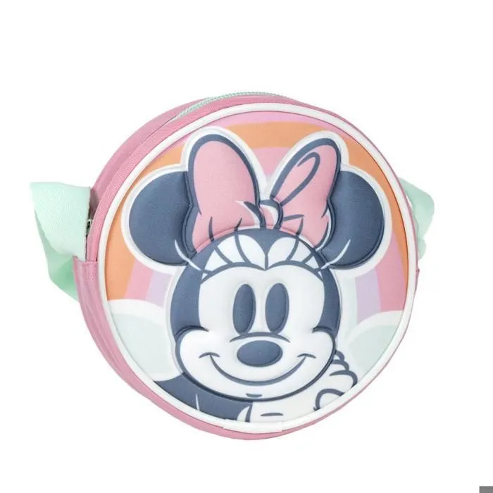 Sac bandoulière - Cerda - Minnie - Rose/Vert - Zippée - Synthétique-0
