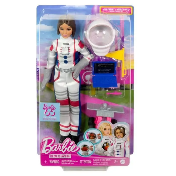 Coffret Barbie Astronaute - Mattel - 65ème Anniversaire - 10 Accessoires - Multicolore - 3 ans et plus-6