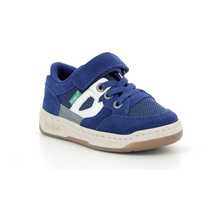 KICKERS Baskets basses Kikouak marine-1