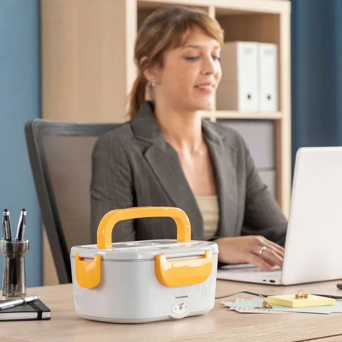 Boîte à Repas Électrique - Lunffi - InnovaGoods - 1,5 L - Acier inoxydable - Pliable-3