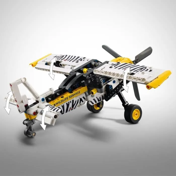 LEGO Technic 42198 L’avion de brousse - Jeu de construction pour garçon dès 8 ans-3