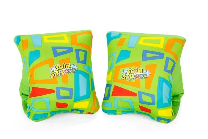Bouee - brassard - flotteur - gonflable de securite enfant Bestway Swim Safe Abc Brassards Gonflables Tissu Aquastar m/L-2