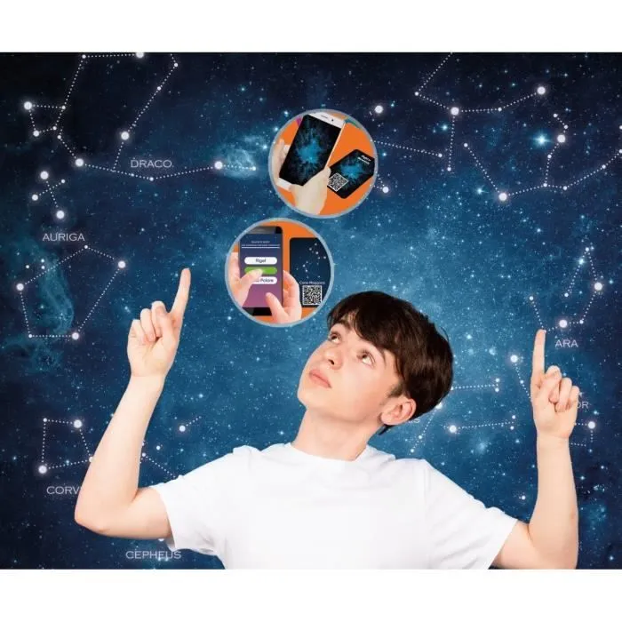 CLEMENTONI - Projecteur Planètes et Constellations - 3 modes de jeux - Application gratuite contenus et quizz-5