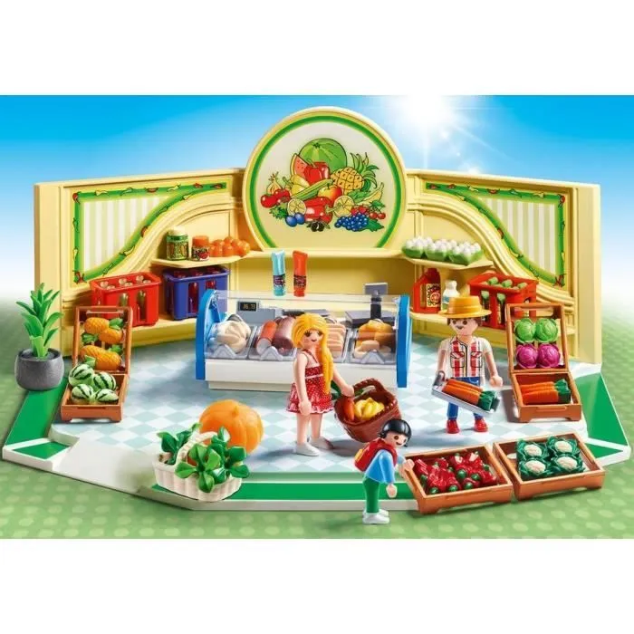 PLAYMOBIL 9403 - City Life - Epicerie - 113 pièces - Mixte - A partir de 5 ans-1