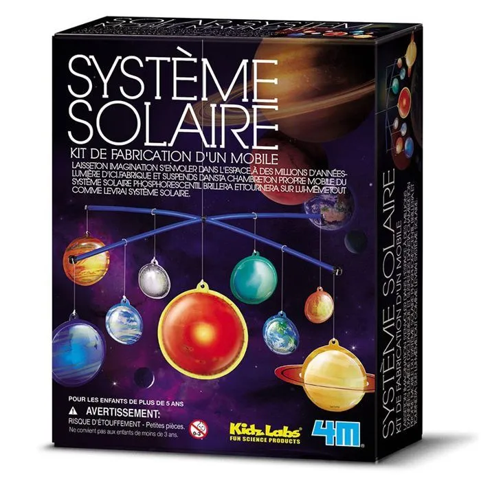 Kit de fabrication d'un mobile : Système solaire-1