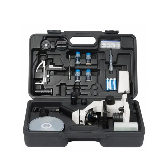 Microscope BRESSER Biolux NV 20x-1280x avec système de zoom Barlow et éclairage LED-1