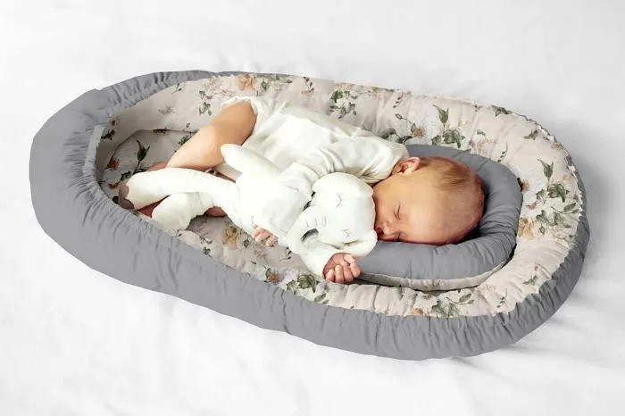 Kospu - 5I-2OIW-BY13 - Nid Bebe Multifonctionnel Cocoon Baby Baby Baby Cocoon Bumper Lit de Voyage 100% Coton Anti-Allergique-0