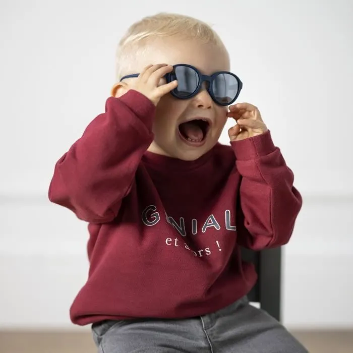 MAÏKA Lunettes de Soleil bébé Nuage Bleu - Bandeau élastique - De 0 à 3 ans-1
