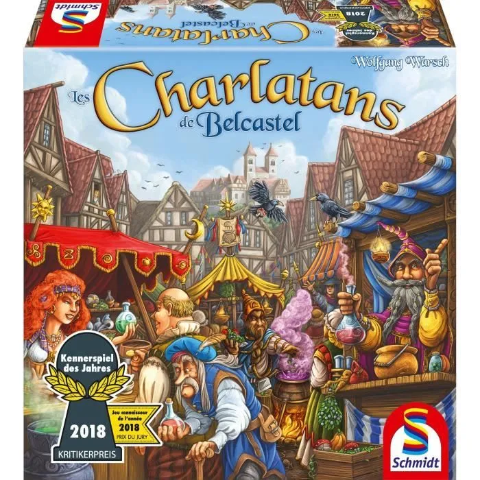 Les Charlatans de Belcastel - Jeux de Société - SCHMIDT SPIELE - Plongez dans l'univers médiéval-0