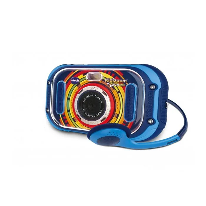 Appareil photo tactile VTECH Kidizoom Touch 5.0 - Bleu - 5 ans et plus - 6 jeux interactifs-1