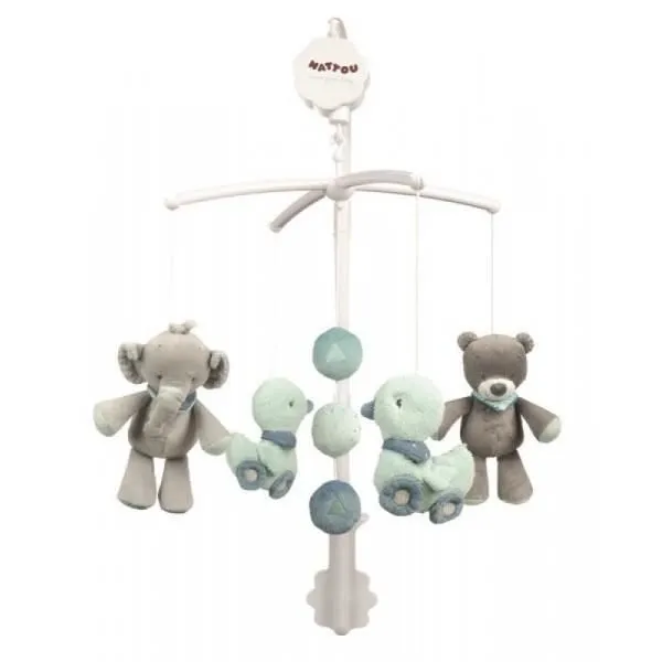 Mobile NATTOU - Accessoire pour lit - Beige - 65 cm - Bébé-0