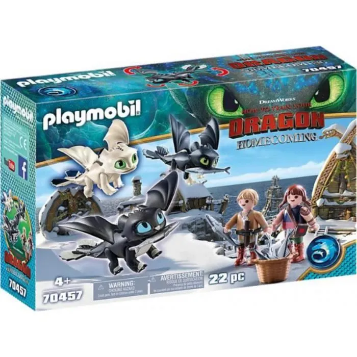 Playmobil 70457 Bébés dragons avec enfants-0