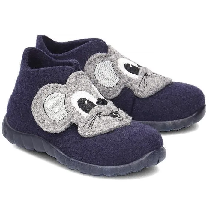 Chausson bébé - Superfit - Happy - Bleu marine - Mixte - Conçus pour petits pieds-2