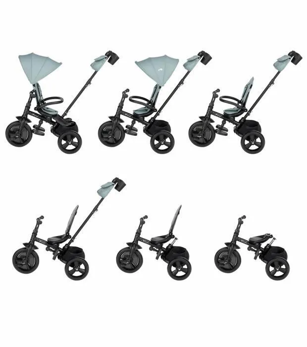BEBECONFORT WINDY, Tricycle, pliage compact, confortable, siège réversible, de 10 mois à 5 ans, Mineral Blue-1