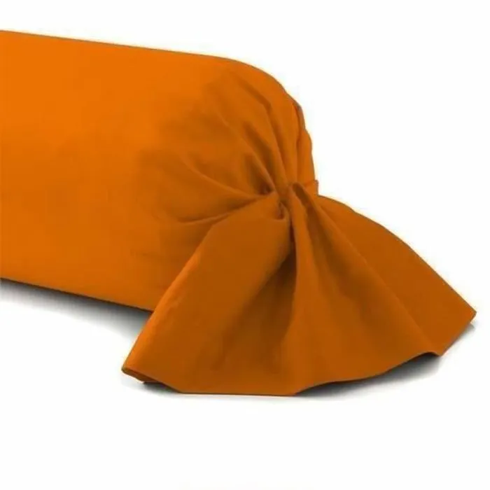 Taie traversin 45 x 185 cm - ORANGE 100% coton-0