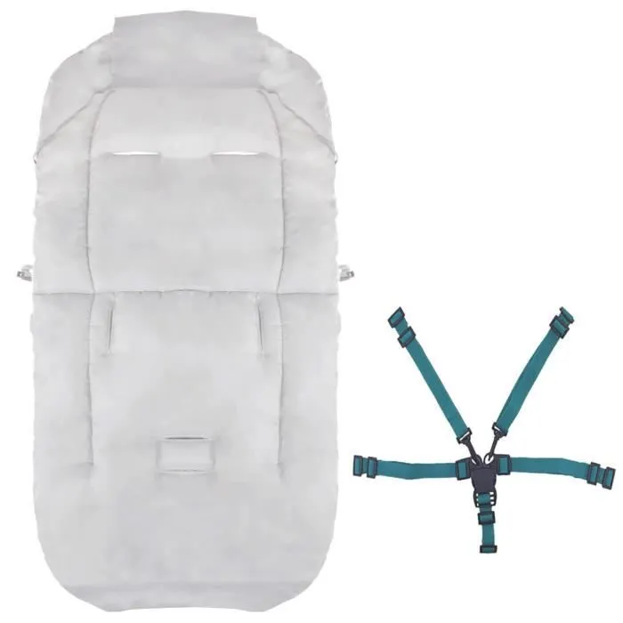 SPRINGOS® Chancelière universelle pour poussette, housse de siège de bébé, sac de couchage,chaude, couvre-jambe avec moufle-2