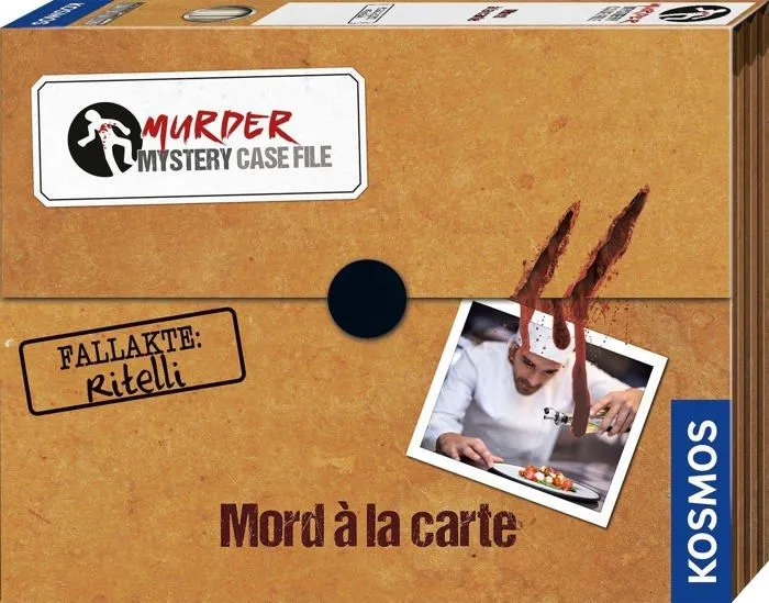 Jeu de societe - jeu de plateau Kosmos - 683276 - Murder Mystery Case File - Mord a la Carte-0