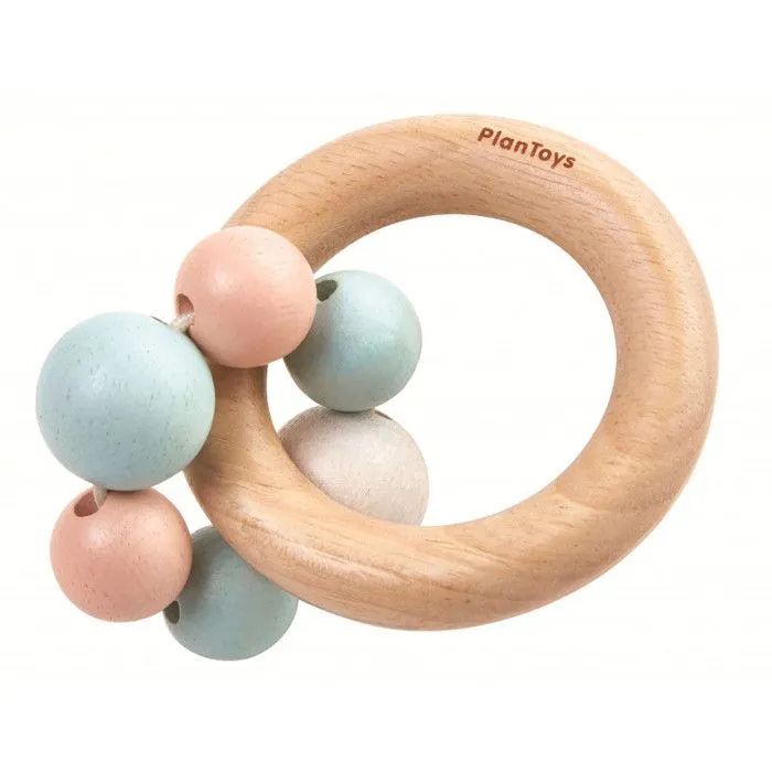 Plan Toys - Hochet perles pastel - TROUSSELIER-1